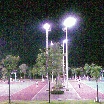 LED 路燈, 亞洲 - 廣東企石鎮籃球場